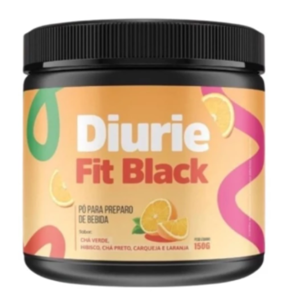 DiurieFit Black 150g Original Sabor Laranja