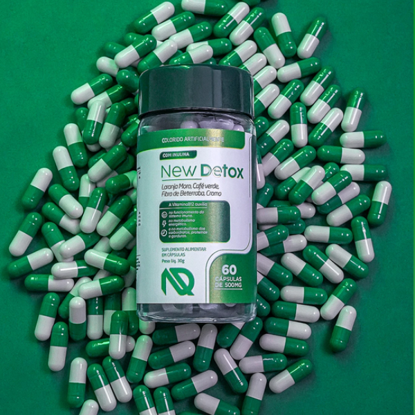 Kit 2 New Detox Autêntico 120 Cápsulas